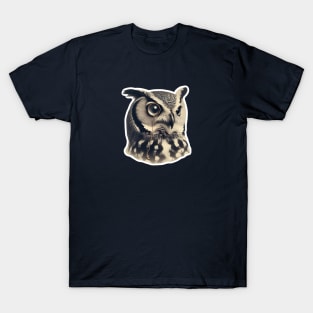 Monocle Owl T-Shirt